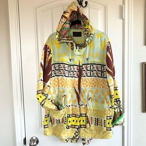 Custo Barcelona geometric art jacket size large